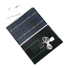 Top Deals 6V 4.2W Solar Panel Charger Polycrystalline Solar Cell Solar Mobile Charger Mobile Power Bank USB Output