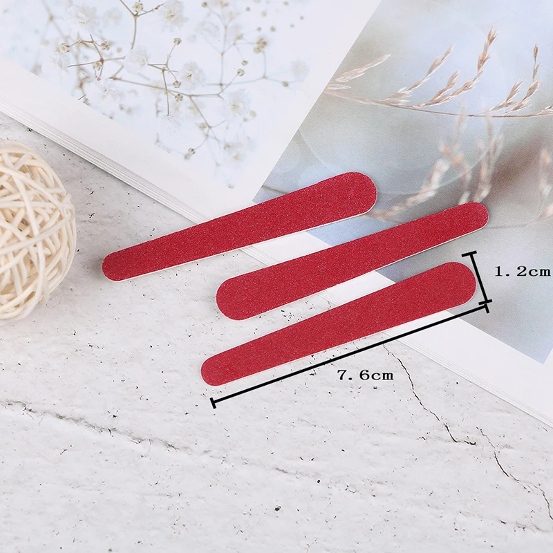 7.6cm Nail File Double Sided Buffer Polishing Strips Manicure Pedicure Sanding Files Sandpaper