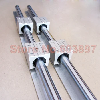 

Cnc Part For Kossel Mini 2pcs Sbr16 L 1000mm Linear Rails 4pcs Sbr16uu Motion