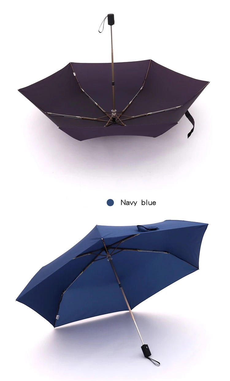 Автоматический зонт для дождя, женский ультра-светильник, 186 г, складные зонты для дождя, портативный, для путешествий, Paraguas, 6 ребер, ветрозащитная ткань, 266T