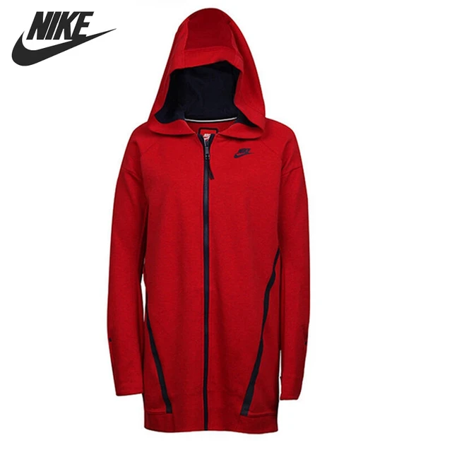 Cheap Original New Arrival 2016 NIKE TECH FLEECE CCOON-MESH Women's  Jacket Hooded Sportswear free shipping