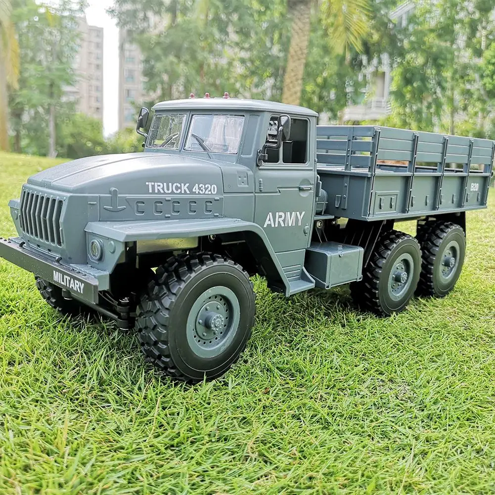 

Electric Truck 1:12 Simulation Full-Size 6 Wheel Drive for Soviet Ural Truck Model Off-Road Remote Control Car Climbing Car
