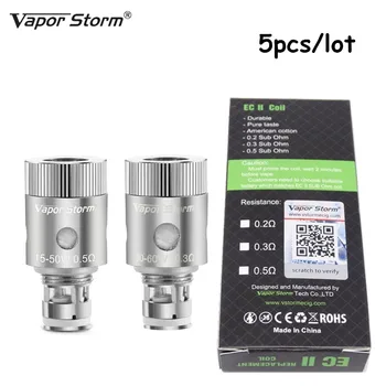 

5pcs/lot Original Vapor Storm EC 2 Tank Atomizer Clapton Coil Vape Mod Coil Vapor Storm EC 1 Tank Coil Pen Vaporizer