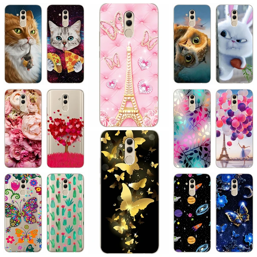 

Soft Silicone Cover For Huawei Mate 20 lite Case 6.3' Printing TPU Phone Cases Cover for Huawei Mate 20 Mate20 Lite Fundas Coque