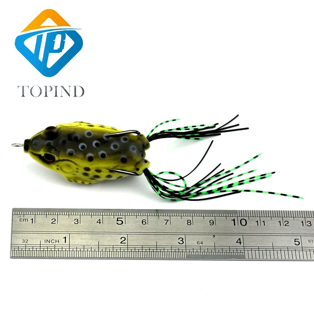 frog fishing lures' size
