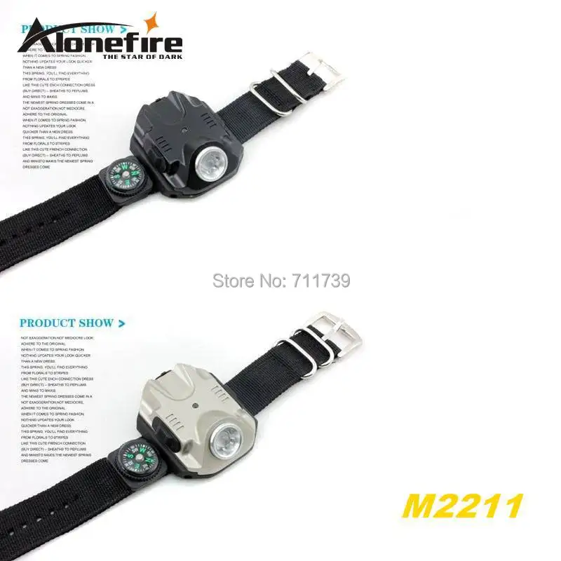 ALONEFIRE M2211 CREE XPE R2 светодиодный 5 модели встроенный аккумулятор утро/ночной бег наручные часы-лампа тактический светодиодный налобный фонарь факел с кабелем