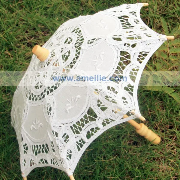 Свадебной душа ребенка партия Украшение стола маленьких Кружево зонтик детский зонтик