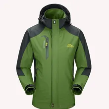 Мужская лыжная куртка, теплая куртка для сноубординга, дышащая спортивная куртка размера плюс для кемпинга,, S-XL