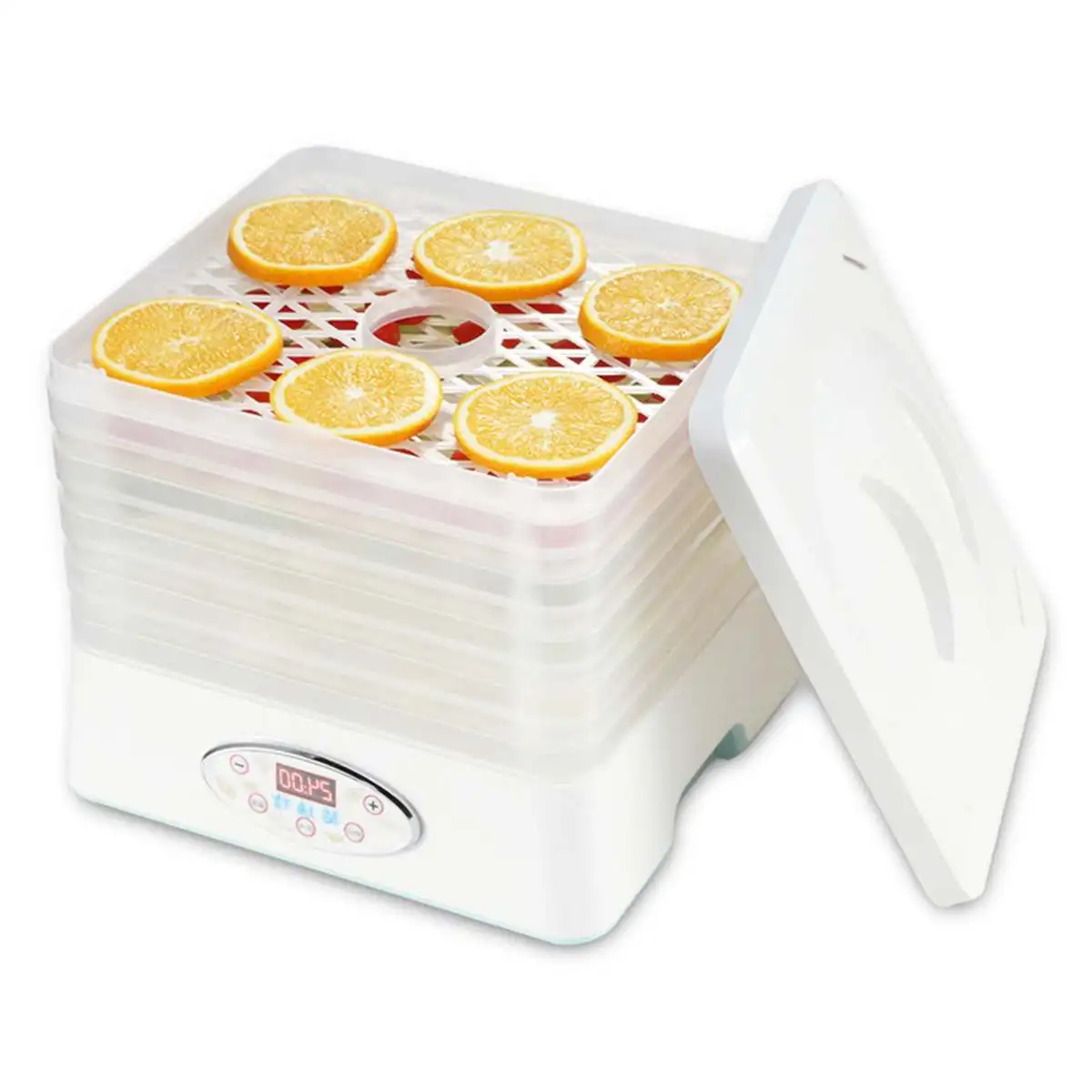 

Food Dehydrator Machine 220V Fruit Vegetable Herb Meat Drying Machine Pet Snacks 5 Trays Food Dryer Digital Control With Timer