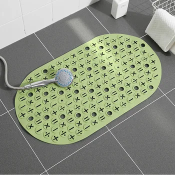

2019 Fashion Environmentally Friendly Bathroom Shower Mat Hotel Bathroom Kitchen Door Floor Mat Bathtub Mat Suction Pad Toilets