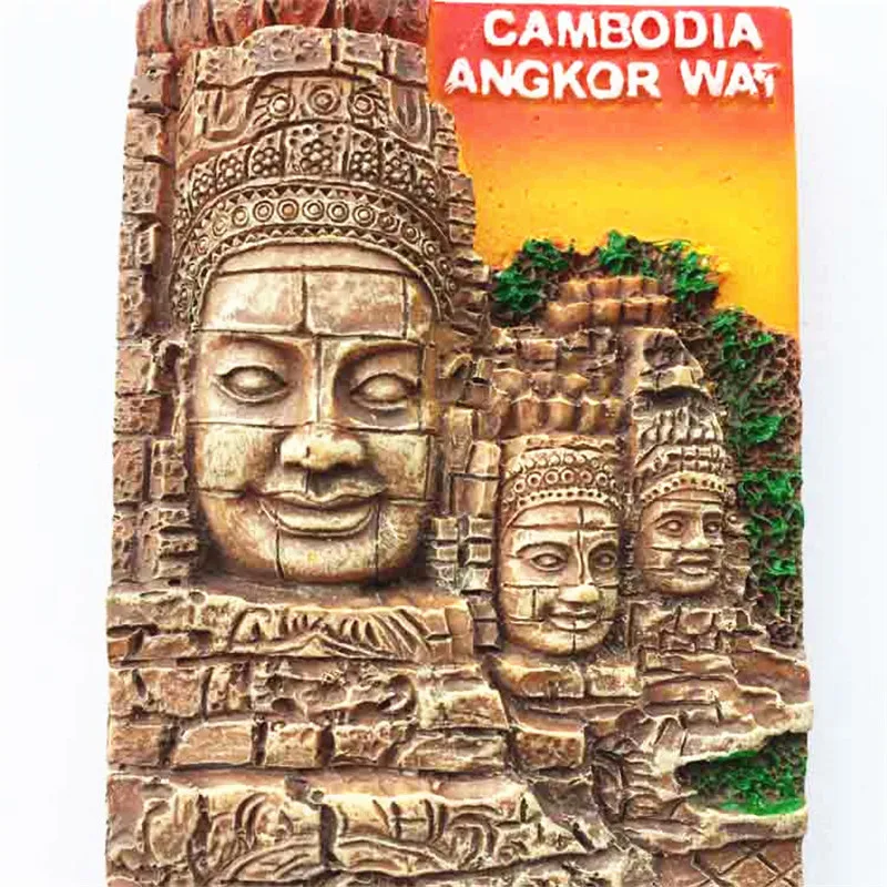 

Bayon Siem Reap, Cambodia , Angkor Wat Fridge Magnets Souvenirs