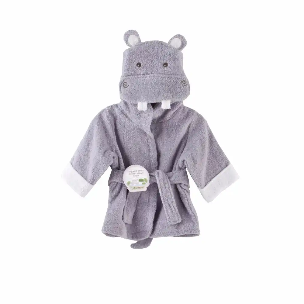 hippo hooded towel