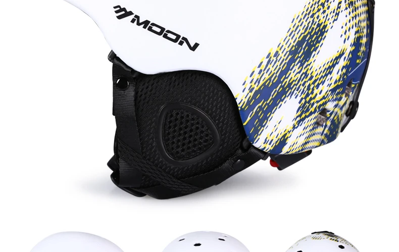 Лыжный шлем+ двухслойные очки интегрально-Литые лыжные лыжи/сноуборд/скейт/скейтборд/шпон шлем+ противотуманные лыжные очки
