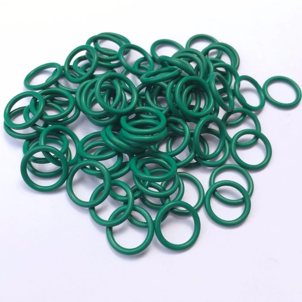 Buy 10PCS Viton O ring seals Green CS 2.0mm OD48 49 50