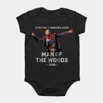 

Baby Onesie Baby Bodysuits kid t shirt New Justin Timberlake Man Of The Woods 2018 Tour Black