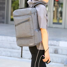 USB зарядки 14 15 15,4 15,6 сумки большой Ёмкость путешествия ноутбук сумка Водонепроницаемый крышка Для женщин мужчин Тетрадь рюкзак