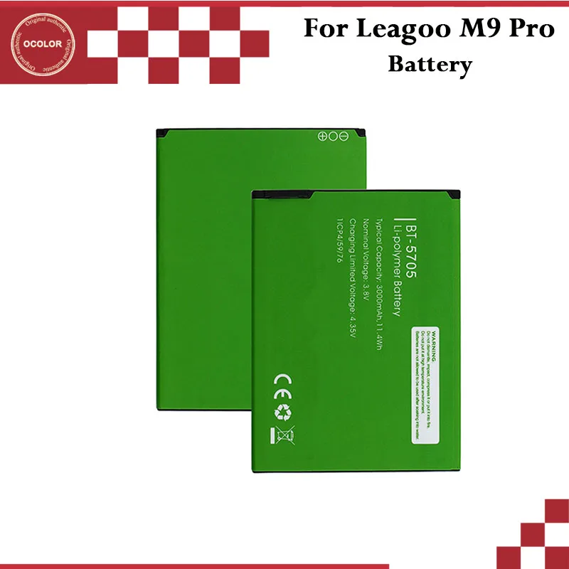 Ocolor для Leagoo M9 Pro BT-5705P аккумулятор 3000 мАч запасная резервная батарея смартфона |