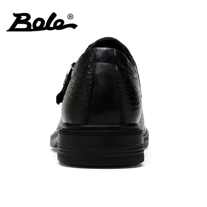 marron Véritable Chaussures Croissante Slip black 35 Hommes Robe Hauteur Bole Casual brown Mode Toe Cuir Point Sur Taille Grande Noir 48 En uwZiPTOklX