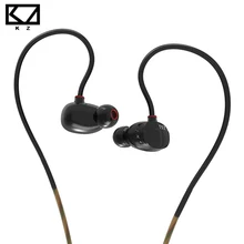 KZ ZS1 Dual Dynamische Monitoring Noise Cancelling Stereo Ear-koptelefoon HiFi Oortelefoon Met Microfoon Voor Telefoon Gaming Headset(China)