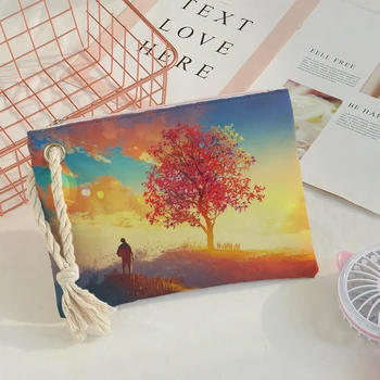 

Customized ladies clutch bag printing landscape star beach bag designer luxury handbag children handbag casual fantasy cartoon