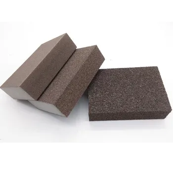 

3pc Polishing Sanding Sponge Block Pad Set Sandpaper Assorted Grit 80 180 320
