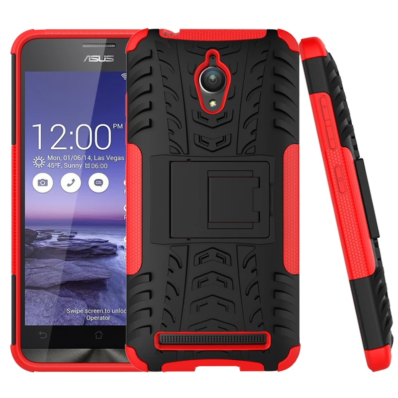 Для Asus Zenfone Go ZC500TG Case 5.0 'ɺrmor Противоударный ТПУ + Крышка ПК Телефон |