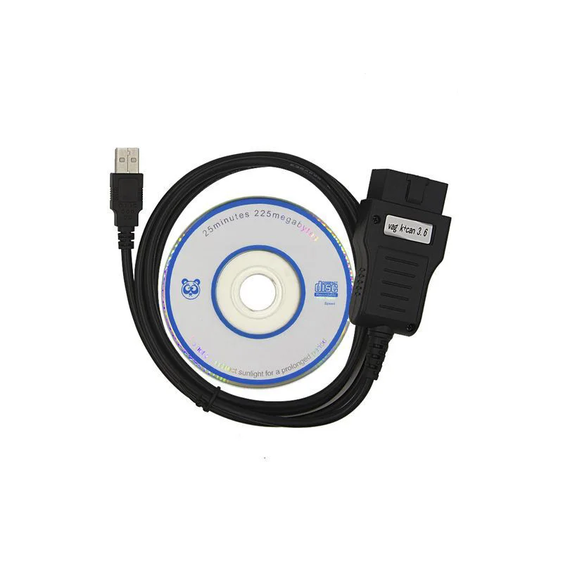 

VAG K+CAN COMMANDER 3.6 VAG OBD Diagnostic Tool Cable Code Readers Scan software cd For AUDI SEAT SKODA Odometer Correction