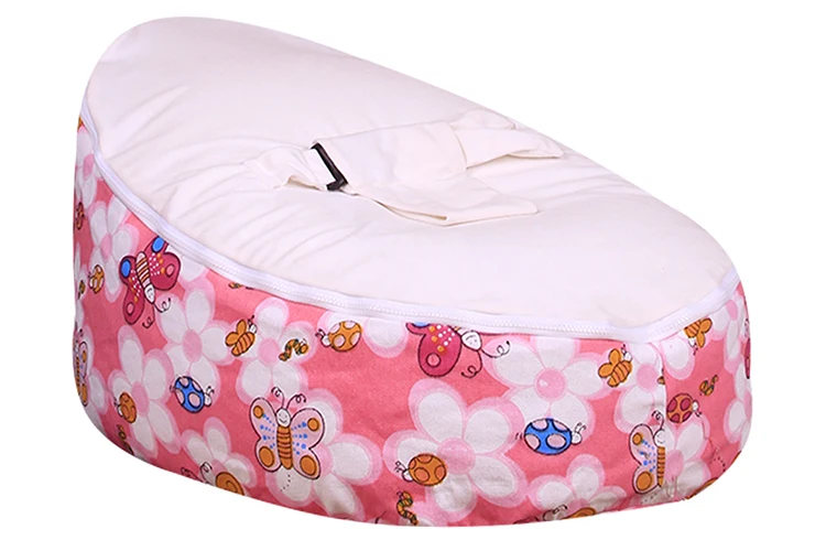 Levmoon Средний пчелы Beanbags Bean кресло мешок дети кровать для сна Портативный складной детского сиденья Диван Zac без наполнителя
