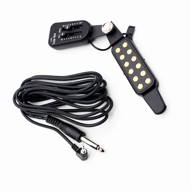 AQ 601 Acoustic Guitar Pickup Wire Amplifier Speaker+Volume/Tone