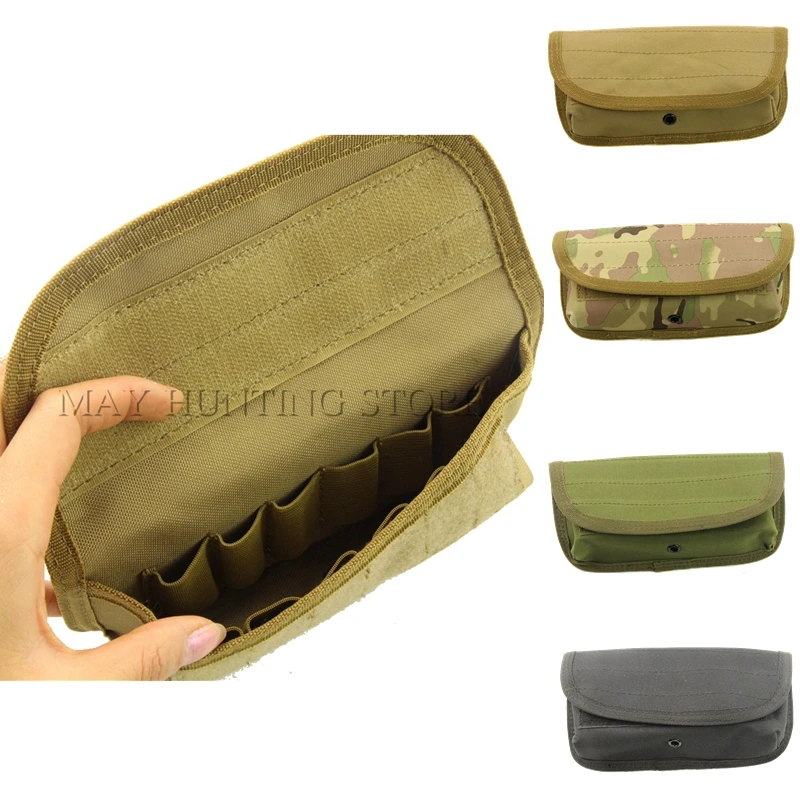 Airsoft 12GA Ammo Shells Molle Nylon Pouch Military Tactical Shotgun
