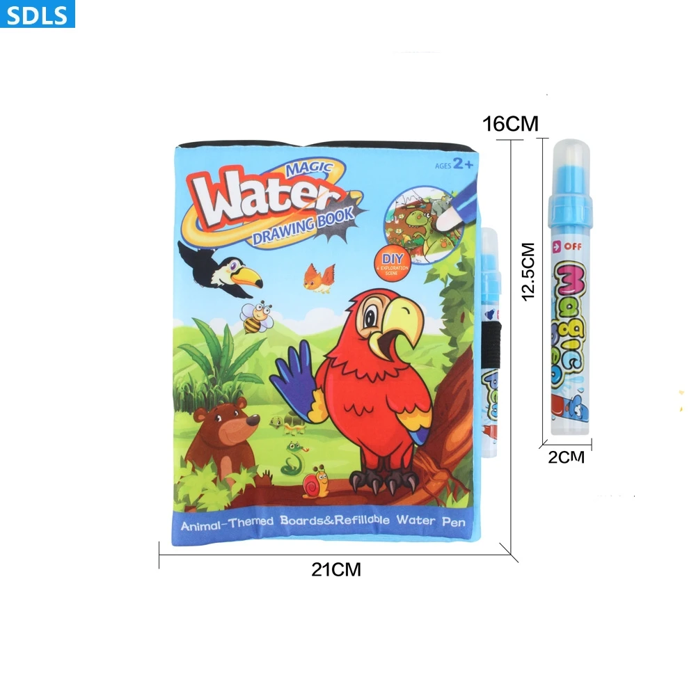 

Magic Water Drawing Book Canvas Kids Drawing Board Educational Creative Water Drawing Board Canvas Family Interaction