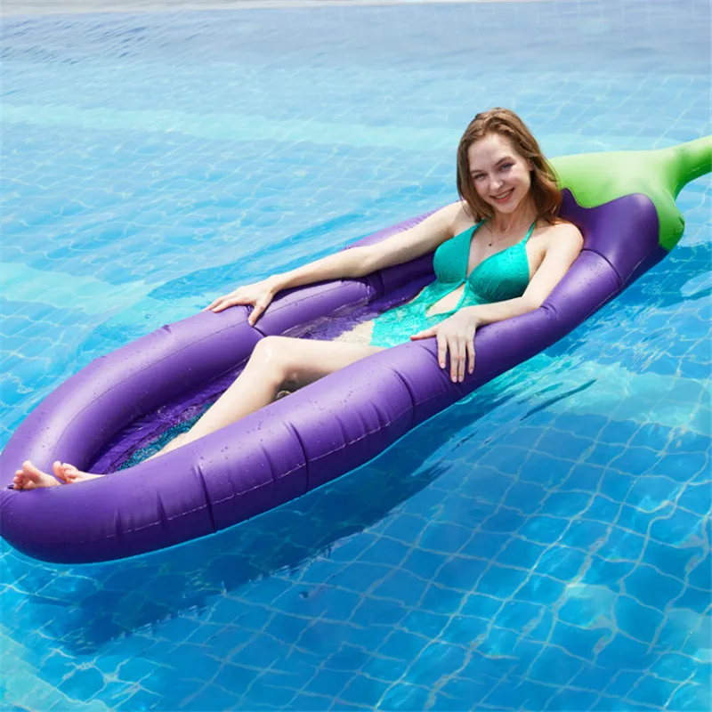 

Inflatable Pool Floats Raft Swimming Ring Water Floating Toys (Eggplant) Water Fun Pool Toy Kids Swimming Ring