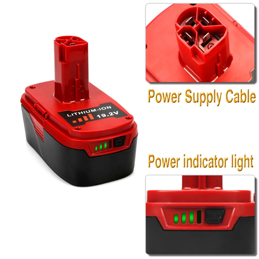 19,2 V 5000 мА/ч, литий-ионный аккумулятор Мощность инструмент Батарея для мастера C3 11374 11375 130285003 CRS1000 10126 11569 11585