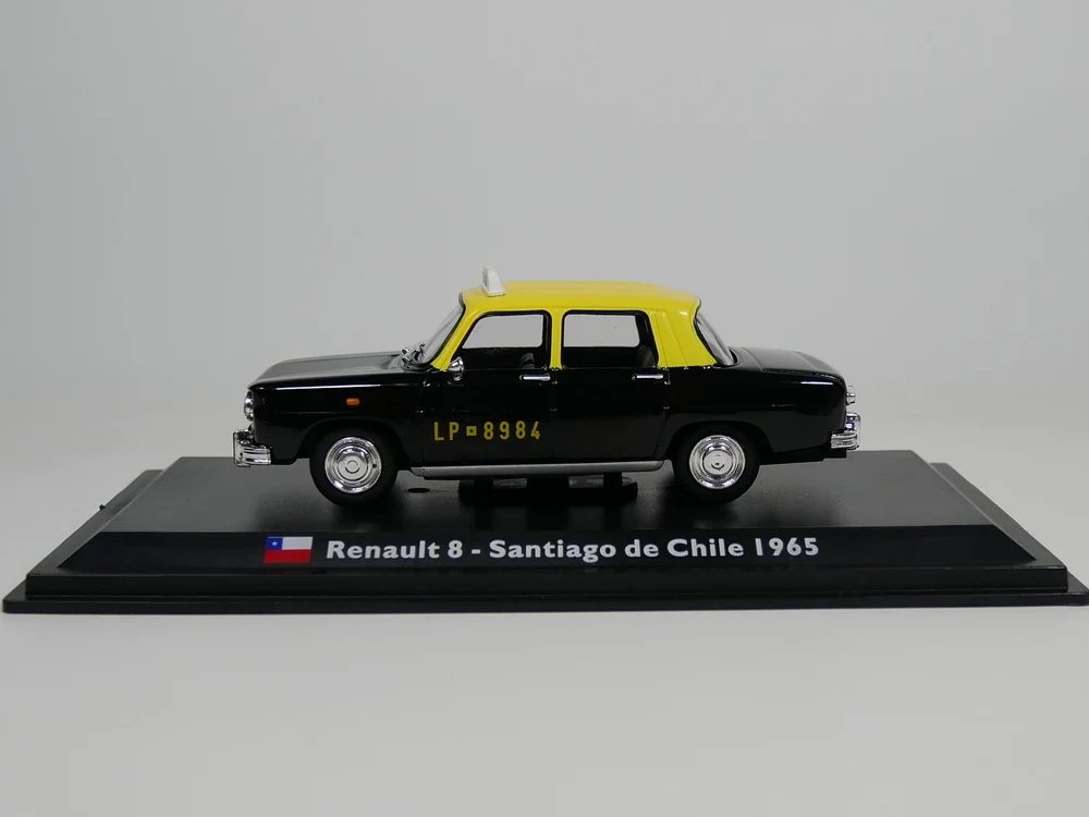 Leo модель 1:43 Renault 8 1965 Сантьяго такси Чили такси литая модель автомобиля