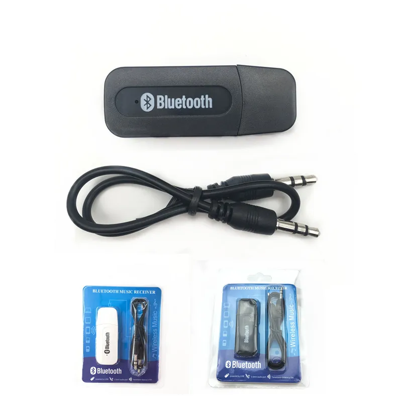 

Bluetooth Receiver A2DP Dongle Music Audio Receiver Wireless USB Adapter for Car AUX Android/IOS Mobile Phone 3.5mm
