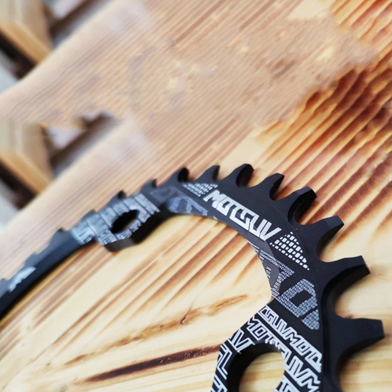 104BCD многоцветная узкая широкая овальная 2T 34T 36T 38T MTB велосипедная цепь круг