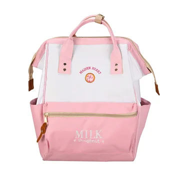 

4PCS / LOT Japan Style Backpack Women Harajuku Cute Backpacks for Teenage Girls Kawaii Strawberry Laptop Back Pack School Bag