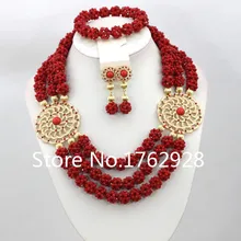 Splendid Африканские свадебные бусы комплект ювелирных изделий с кристаллами Последние подарок для невесты костюм комплект ювелирных изделий