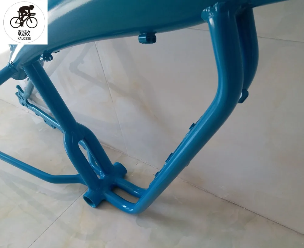 Cheap Kalosse   Electric  Beach bike parts  DIY colors    Fat bike frame  snow bike frame  26*17 inch ,  26*4.0 inch 2