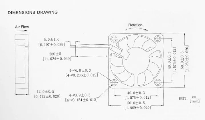 DC 5v 5cm 50MM RC пульт дистанционного управления автомобильный светодиодный