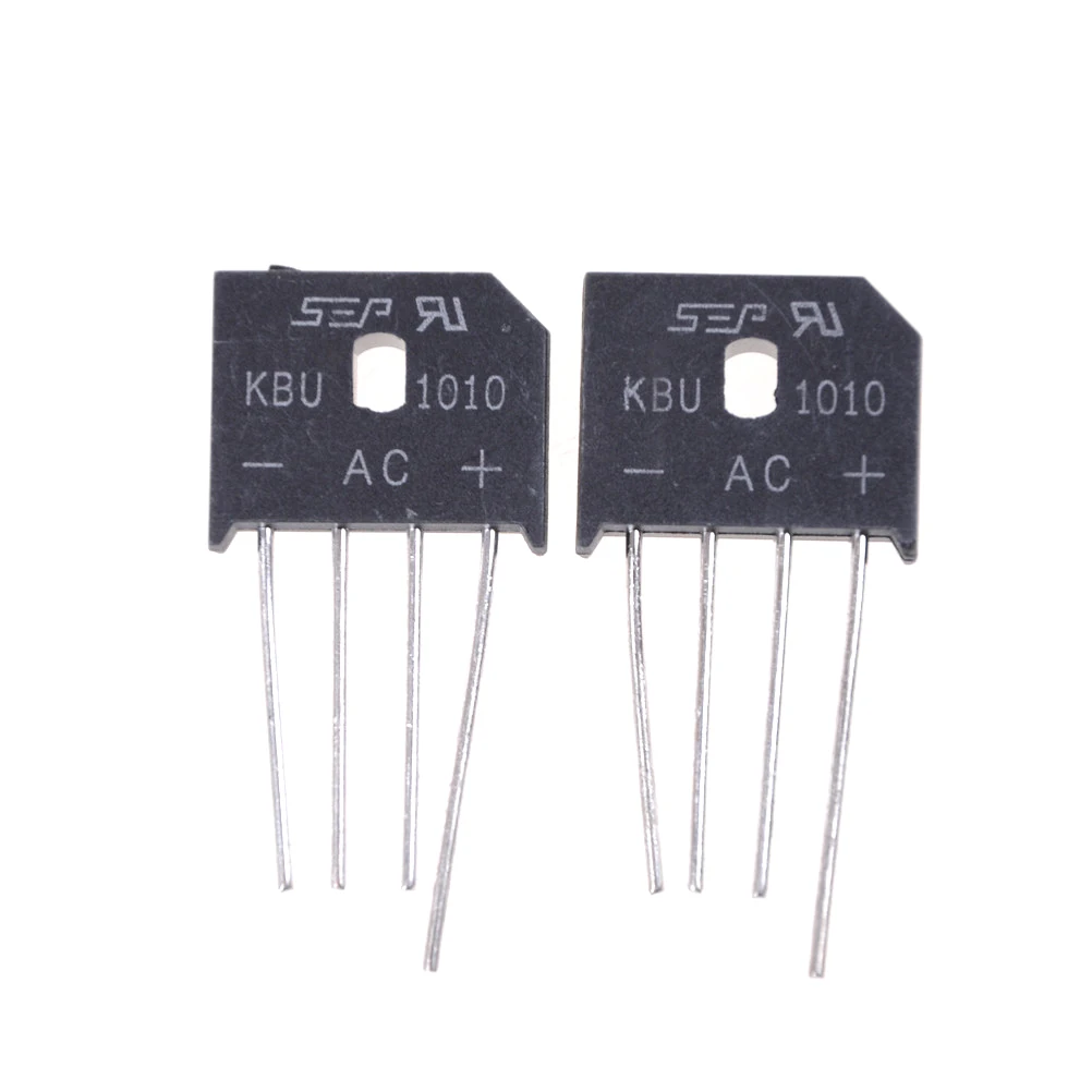2 шт./лот 10 A 1000 в KBU1010 диодный мост Выпрямитель выпрямитель Kbu1010|Соединители| |