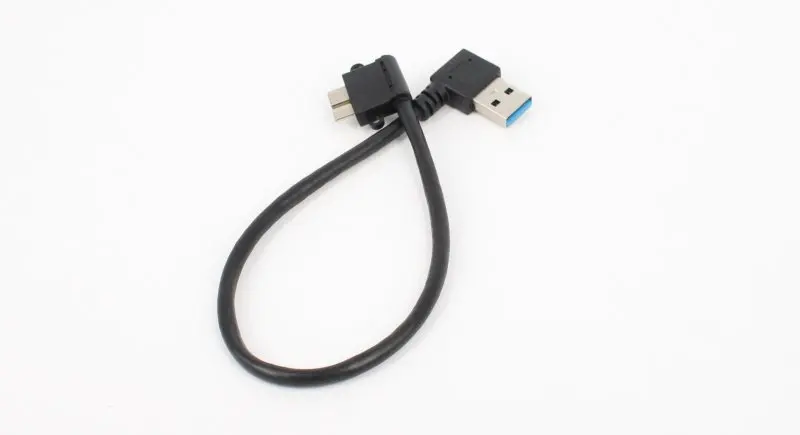 USB3.0A мужской правый поворот Micro USB Мужской левый изгиб данных зарядный кабель для жесткого диска мобильный телефон ноутбук с камерой двойной локтевой кабель