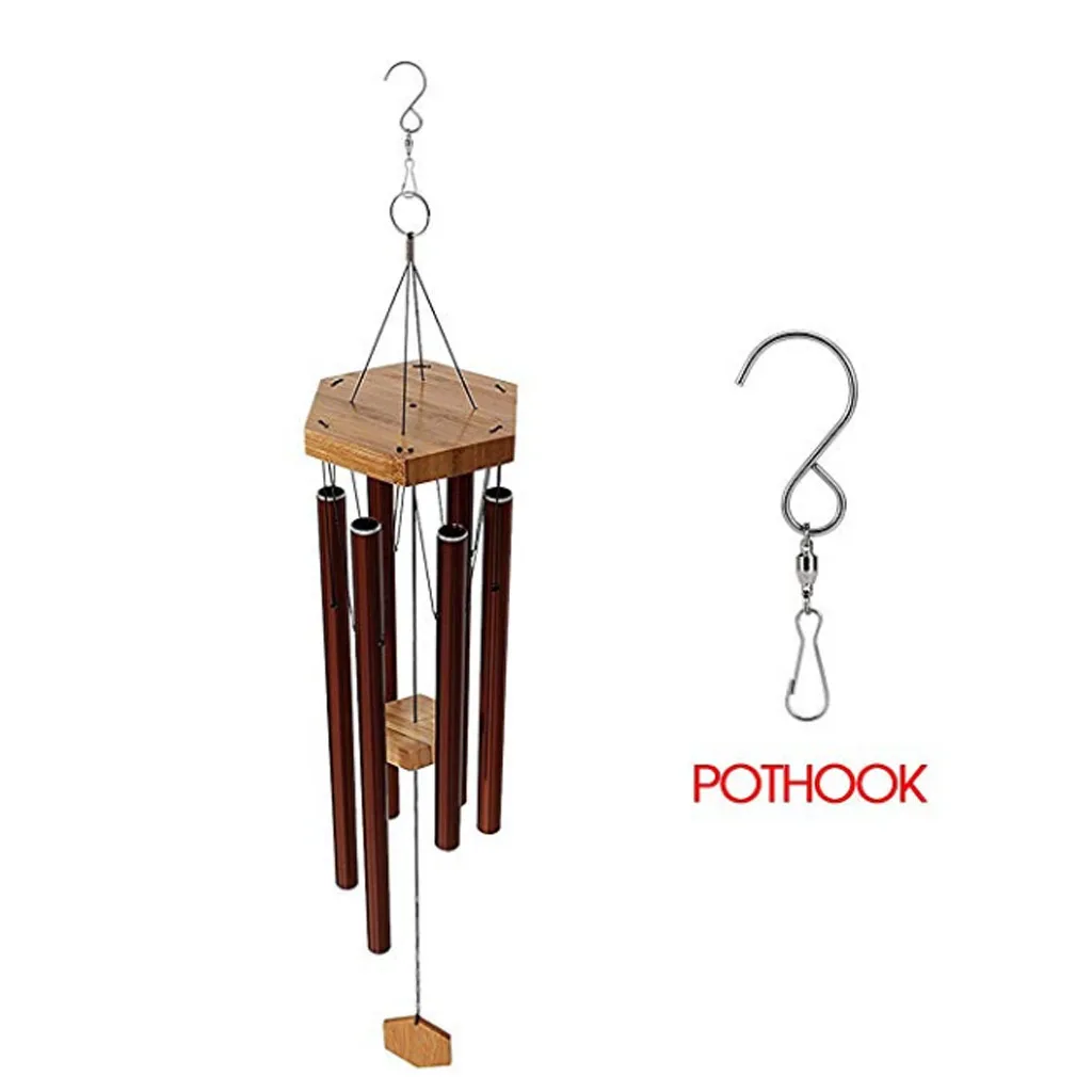 2Pcs Hanging Stainless Steel Swivel Hooks Clip For Garden Wind Chime Sun Catcher