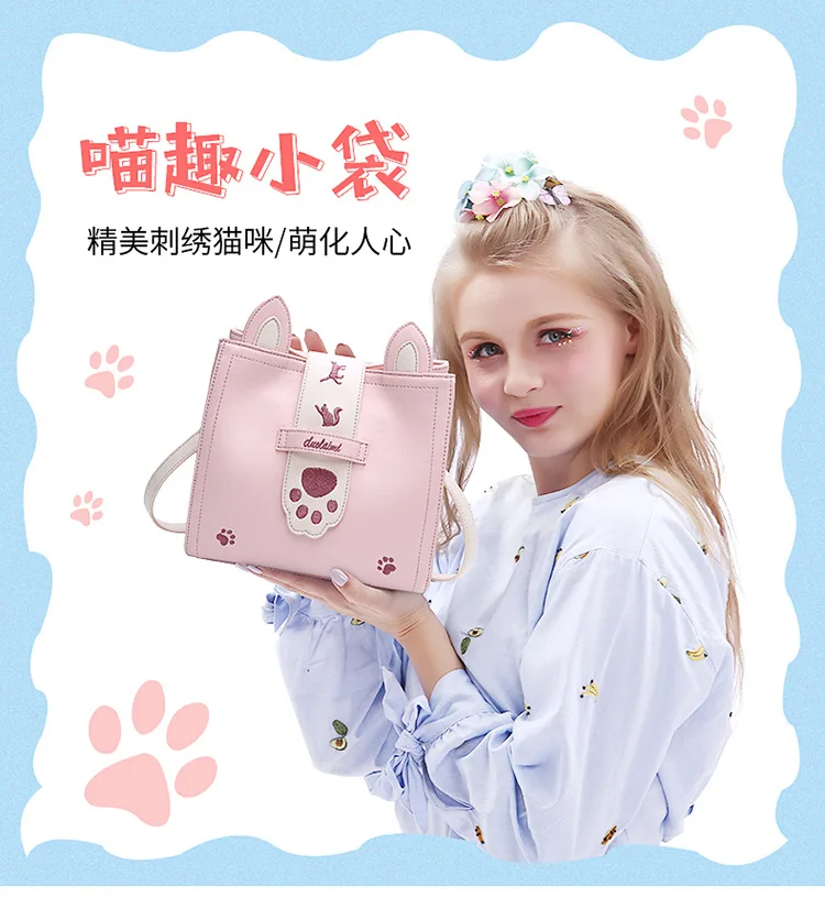 DuoLaiMi сумки для женщин 2018 розовая сумка через плечо вышивка bolsa feminina искусственная