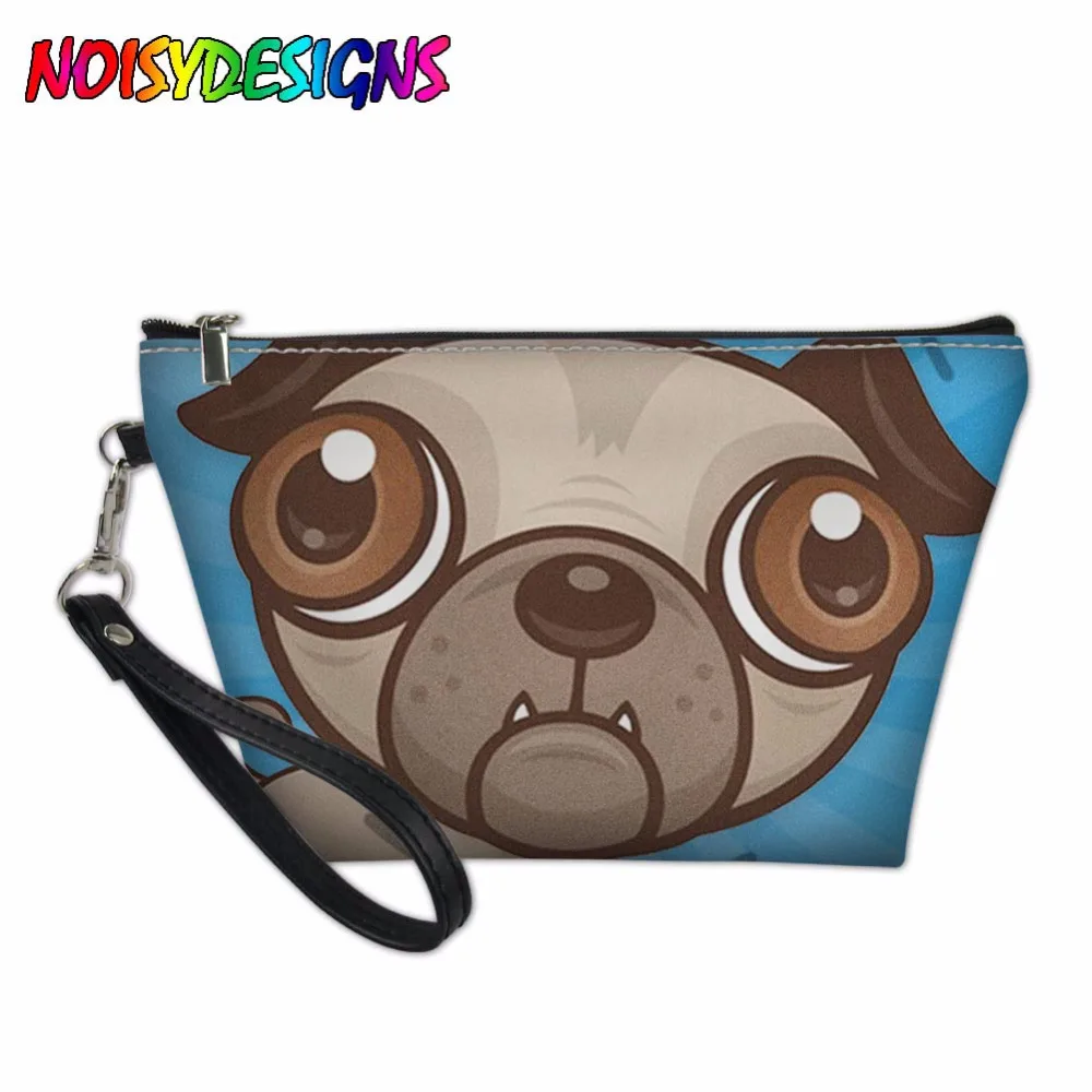 

French Bulldog Floral Print Women Cosmetic Bags Girl Makeup Bag dog puppy Toiletry Travel Organizer Pencil Case mochila escolar