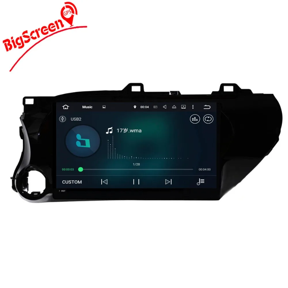 Best Android 7.1 10.1"Inch 2 Din Car No DVD Player GPS Navigation For Toyota Hilux 2016 2017 Radio Steering Wheel Controls Free Map 3 Best Android 7.1 10.1"Inch 2 Din Car No DVD Player GPS Navigation For Toyota Hilux 2016 2017 Radio Steering Wheel Controls Free Map 3