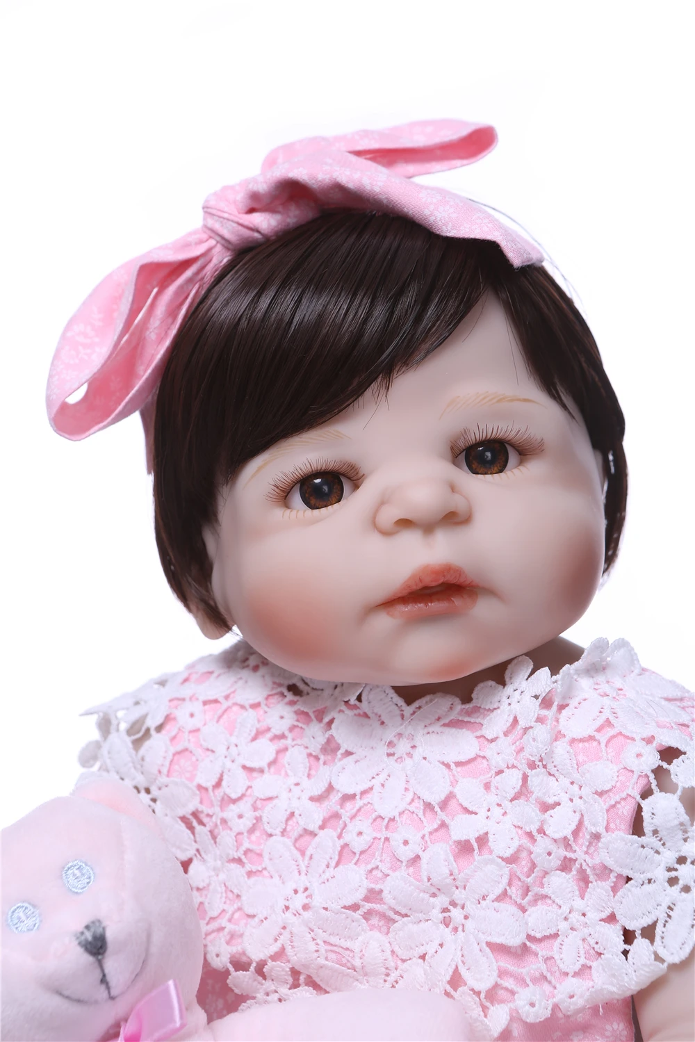 Npkколлекция 55 см силиконовая кукла Reborn Baby игрушка для новорожденного ребенка подарок на день рождения для ребенка перед сном раннее образование