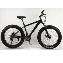 Mountain Bike bicycle 24speed Aluminum alloy frame 26×4.0 fat bike bicycle Snow bike Front and Rear Mechanical Disc Brade Male