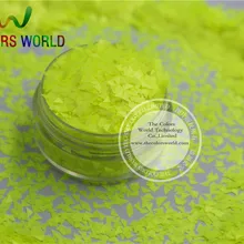 Устойчив к растворителям блеск неоновый матовый желтый цвет треугольная форма блеск для ногтей, средство для полировки ногтей своими руками аксессуары