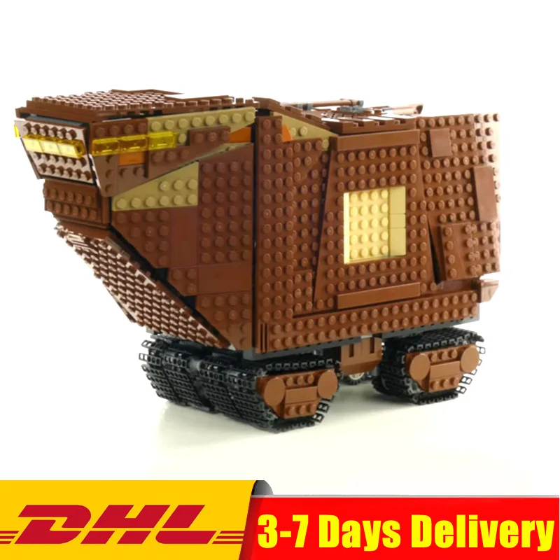 

2018 Lepin 05146 Star War Sandcrawler Model Building Blocks Bricks Toys for Children Birthdays Gifts Compatible LegoINGlys 75220